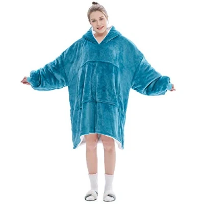 Afbeelding van Overmaats Sweatshirt met capuchon,Origineel dekensweatshirt,Superzachte gezellige warme comfortabele gigantische hoodie,Geschikte capuchontrui voor volwassenen, heren, dames, tieners