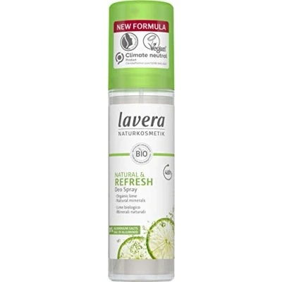 Afbeelding van Lavera Deodorant Spray Natural &amp; Refresh Bio En it, 75 ml