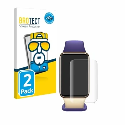 Afbeelding van BROTECT Screenprotector voor Honor Band 9 Folie Beschermfolie transparant volledig dekking (2 Stuks)