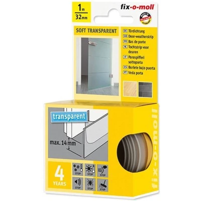 Afbeelding van Fix o moll Tochtband Deur Transparant