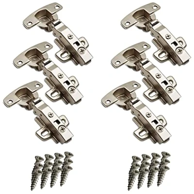 Afbeelding van SOTECH 6 stuks Hettich Sensys Kopscharnieren 8645i TH52 110 Hoekstop volledig overstekend Hoogte (Afstand) 1,5 mm incl M4x16mm schroeven