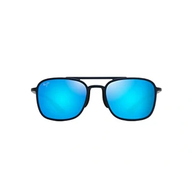 Afbeelding van Maui Jim Unisex Keokea zonnebril, Blue Mat Blauw, M