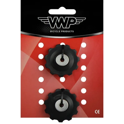 Afbeelding van VWP Derailleurwieltjes 11 tanden single speed zwart 2 stuks