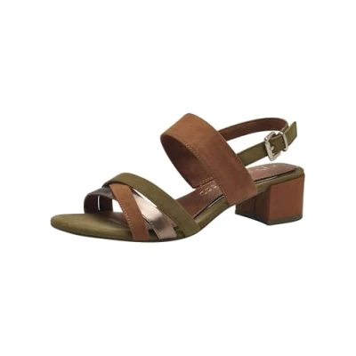 Afbeelding van Marco Tozzi Sandalen, Dames, Maat: 37, Fern green com Kunststof/ textiel