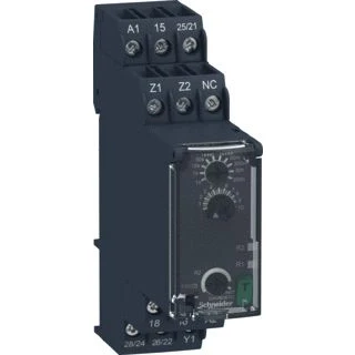 Afbeelding van Schneider opkomstvertraagd tijdrelais monofunctie start voeding 0 05 sec 300 uur 24vacdc 42 48vacdc 110 240vac 2xw re22r2amr