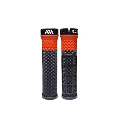 Afbeelding van All Mountain Style AMS Cero Handvatten Lock on dubbel patroon, dubbele dichtheid, handgrepen onder de 100 gram, Zwart/Rood