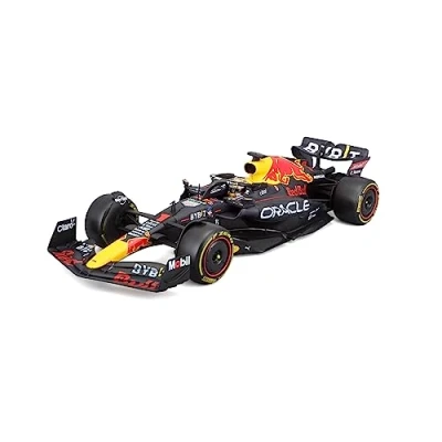 Afbeelding van Bburago RedBull RB18 (2022): modelauto op schaal 1:24, 1 Max verstappen, hardcase, blauw (18 28026V)