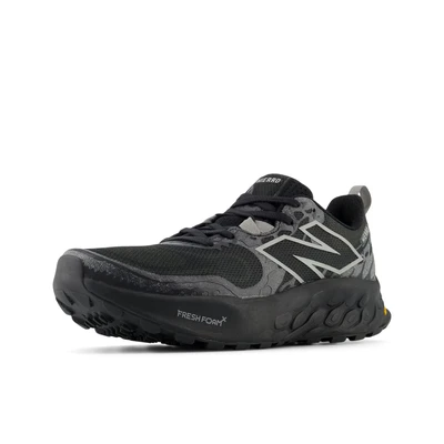 Afbeelding van New Balance Fresh FOAM X Hierro V8 Stabiliteit hardloopschoenen, Heren, Maat: 40, Black shadow grey Textiel/ synthetisch