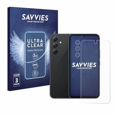 Afbeelding van Savvies Screenprotector voor Samsung Galaxy A54 5G Enterprise Edition (Voor+Camera) Folie Beschermfolie transparant (6 Stuks)