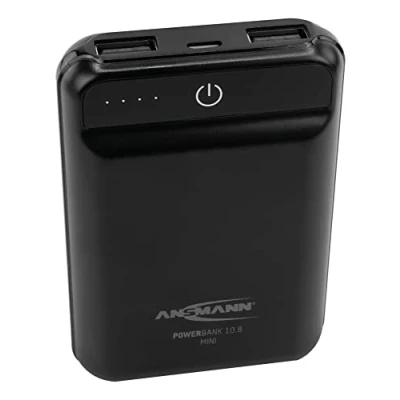 Afbeelding van Ansmann Powerbank 10.8 mini 10.000mAh 2 poorts