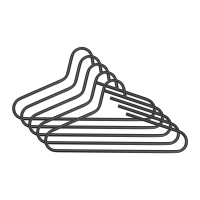Afbeelding van Spinder Design kledinghangers Victorie (set van 5 stuks) zwart