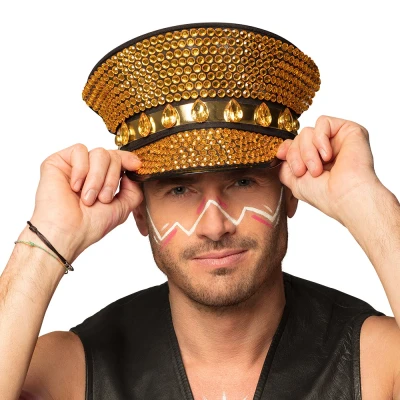 Afbeelding van Boland Pet Sunny vibes Goud 59 Volwassenen Unisex Glitter and Glamour Festival