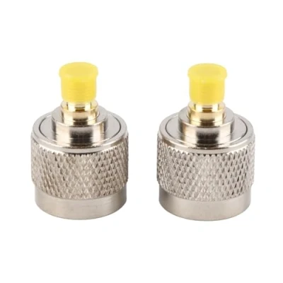 Afbeelding van Akozon type N op SMA adapter 2 stuks stekker bus HF coaxiale test converter 50Ω frequentie: 0 6 GHz