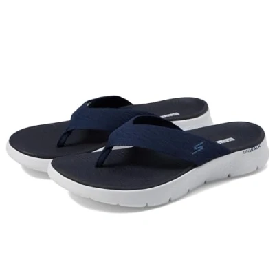 Afbeelding van Skechers O t g GO Walk Flex sandaal voor dames, Navy textiel, 40 EU
