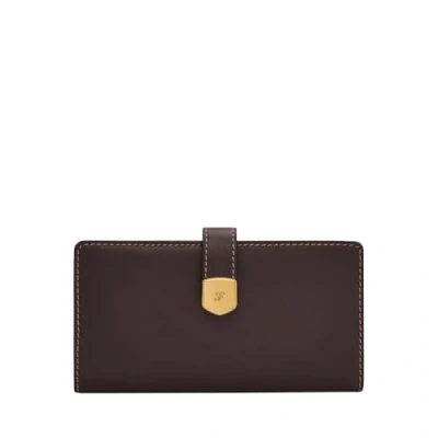 Afbeelding van Fossil Lennox Bi Fold Portemonnee voor dames, bruin, Small