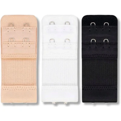 Afbeelding van Scoby BH Verlengstuk Set 3 Stuks Elastische Haakjes Bra Extender Geschikt voor Meer Comfort Meerkleurig Elastisch