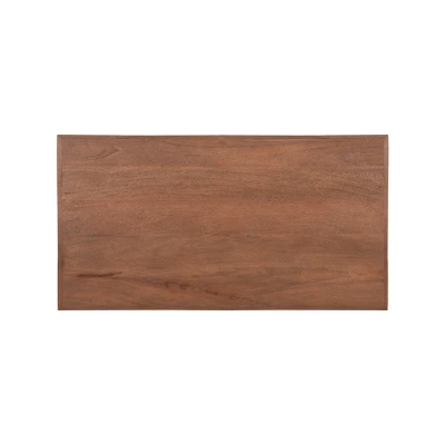 Afbeelding van LABEL51 Restaurant/Bartafel Blad Rechthoekig Straight Edge 120x70 cm espresso Hout