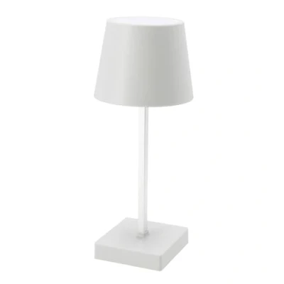 Afbeelding van Spetebo LED tafellamp warm wit wit/werkt op batterijen touch lamp bedlampje bureaulamp decoratieve