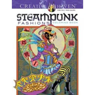 Afbeelding van Creative Haven Steampunk Fashions Coloring Book