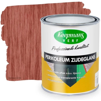 Afbeelding van Koopmans Perkoleum Zijdeglans Transparant 2,5 ltr 222 sapporo mahonie Buitengevel &amp; Tuin