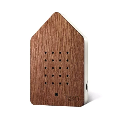 Afbeelding van Relaxound Birdybox beweginssensor met vogelgeluiden Nature Donker Eiken hout