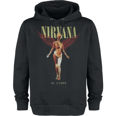 Afbeelding van Nirvana Amplified Collection In Utero Dark Night Trui met capuchon zwart S