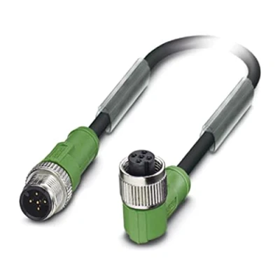 Afbeelding van Phoenix Contact 1681635 Sensor/actuator connector, geassembleerd M12 Aantal polen: 5 Stekker, recht, Bus, haaks 0.60 m 1 stuk(s)