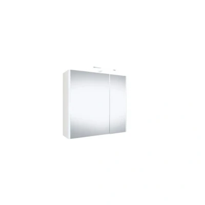 Afbeelding van Best Design Happy spiegelkast met verlichting mdf 60x60 cm wit