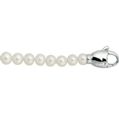 Afbeelding van Zilveren Ketting Parel 6 mm x 50 cm