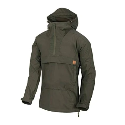 Afbeelding van Helikon Tex Heren Woodsman Anorak Jasje Taiga Green grootte L (EU) / M (US)