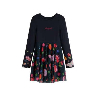 Afbeelding van Desigual Jurk blauw / gemengde kleuren