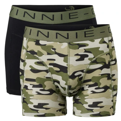 Afbeelding van 2 x Vinnie G Boxershort Black / Army Green Combo maat XXL