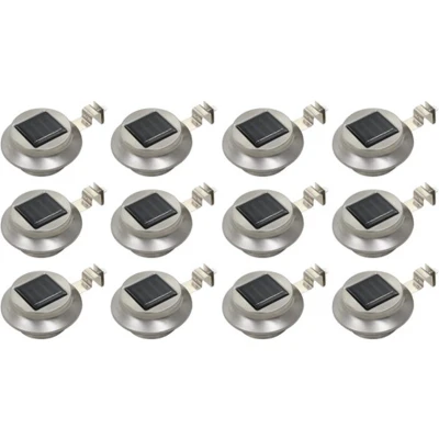 Afbeelding van Solarlampen 12 st LED rond cm wit