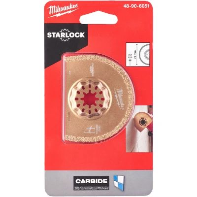 Afbeelding van Milwaukee Accessoires Starlock OMT SL Seg.Bl. B TCG 75x2,2mm 1pc 48906051