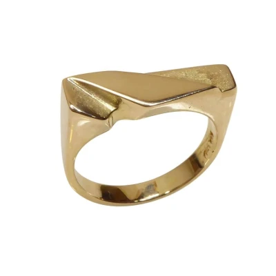 Afbeelding van 14 karaat heren gouden cachet ring
