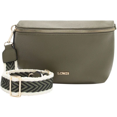 Afbeelding van L.CREDI schoudertas Oliana Crossbody Bag Forest olijfgroen