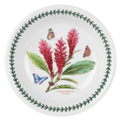 Afbeelding van Portmeirion Exotic Botanic Garden Pastakom, 21,6 cm, 6 stuks, verschillende motieven, vaatwasser , magnetron en ovenbestendig, voor pasta, soepen of salades, gemaakt in Engeland
