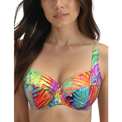 Afbeelding van Vivisence Padded Bikinitop, Dames, Maat: 75D, Orange green