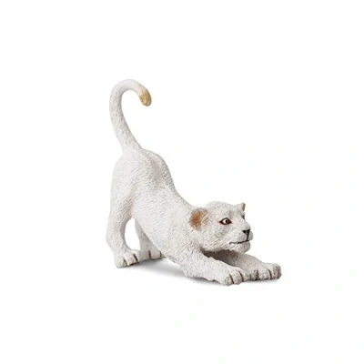 Afbeelding van Collecta Wilde Dieren: Strekkende Leeuwenwelp 6,5 Cm Wit