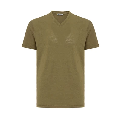 Afbeelding van dandalo Tshirt basic, Heren, Maat: Medium, Khaki