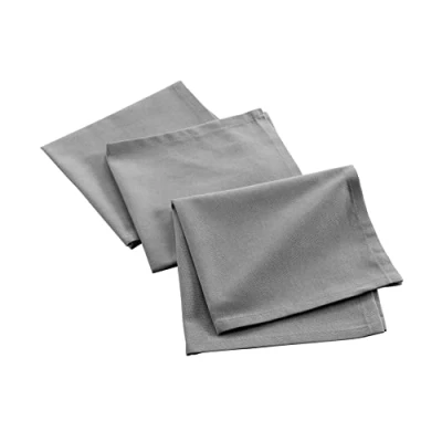 Afbeelding van Douceur d&#039;Intérieur Mistral servetten, 40 x cm, China grijs, 3 stuks