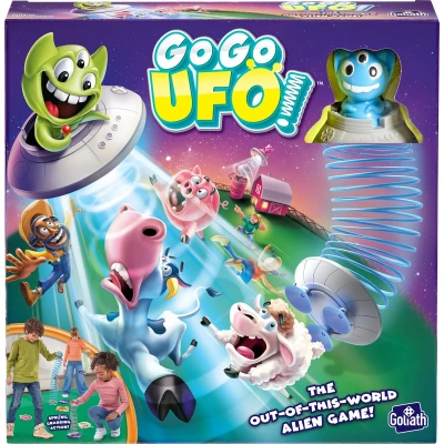 Afbeelding van Goliath Go UFO, Gezelschapsspel vanaf 6 Jaar, Familiespel voor 2 tot Personen, Spel met Beweging dat de Fijne Motoriek Bevordert