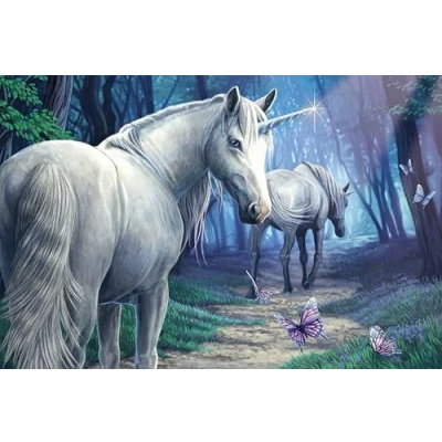 Afbeelding van Lisa Parker LP10908 Journey Home Eenhoorn 3D Effect Jigsaw Puzzel, Veelkleurig