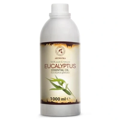 Afbeelding van Eucalyptus Etherische Olie 1000ml Eucaliptus Globulus 100% Puur &amp; Natuurlijk Essentiële Aromatherapie Geurolie Geurverspreider Ontspanning Toevoegen aan Bad Cosmetica Massage Wellness Aroma Lamp Elektrische Diffuser