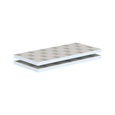 Afbeelding van LUX ELEMENTS Bouwpaneel klaar om te betegelen 125 x 60cm 2 st. I Hardschuimpaneel 50mm van geëxpandeerd polystyreen met mortellaag Schimmelresistent