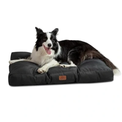 Afbeelding van BEDSURE Waterdichte hondenmatras, wasbaar hondenbed, 91 x 68 10 cm, zwart