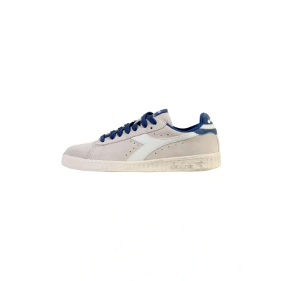 Afbeelding van Diadora Game L Low Suede Waxed Sneakers voor volwassenen, uniseks, D1260 Star Wit Infinity, 40 EU