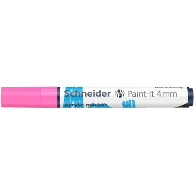 Afbeelding van Schneider acrylmarker Paint it 320 4mm roze S 120209