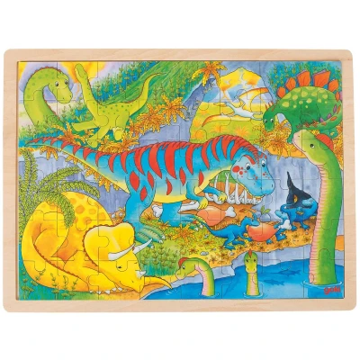 Afbeelding van Goki vloerpuzzel dinosauriërs 48st