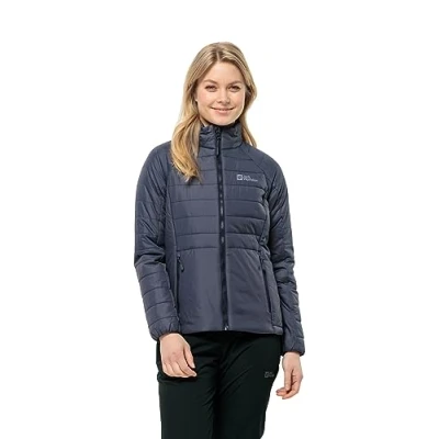 Afbeelding van Jack Wolfskin Lapawa Ins JKT W Jas, grafiet, XS Dames, GRAPHITE,